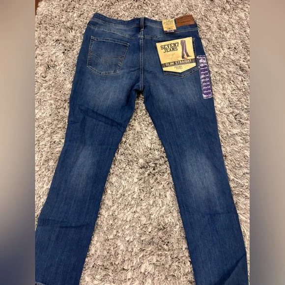 NWT Seven jeans. Men’s super stretch, power straight. 36x34 - Picture 4 of 9